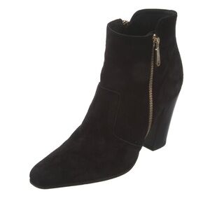 Balmain Paris Black Suede Bootie